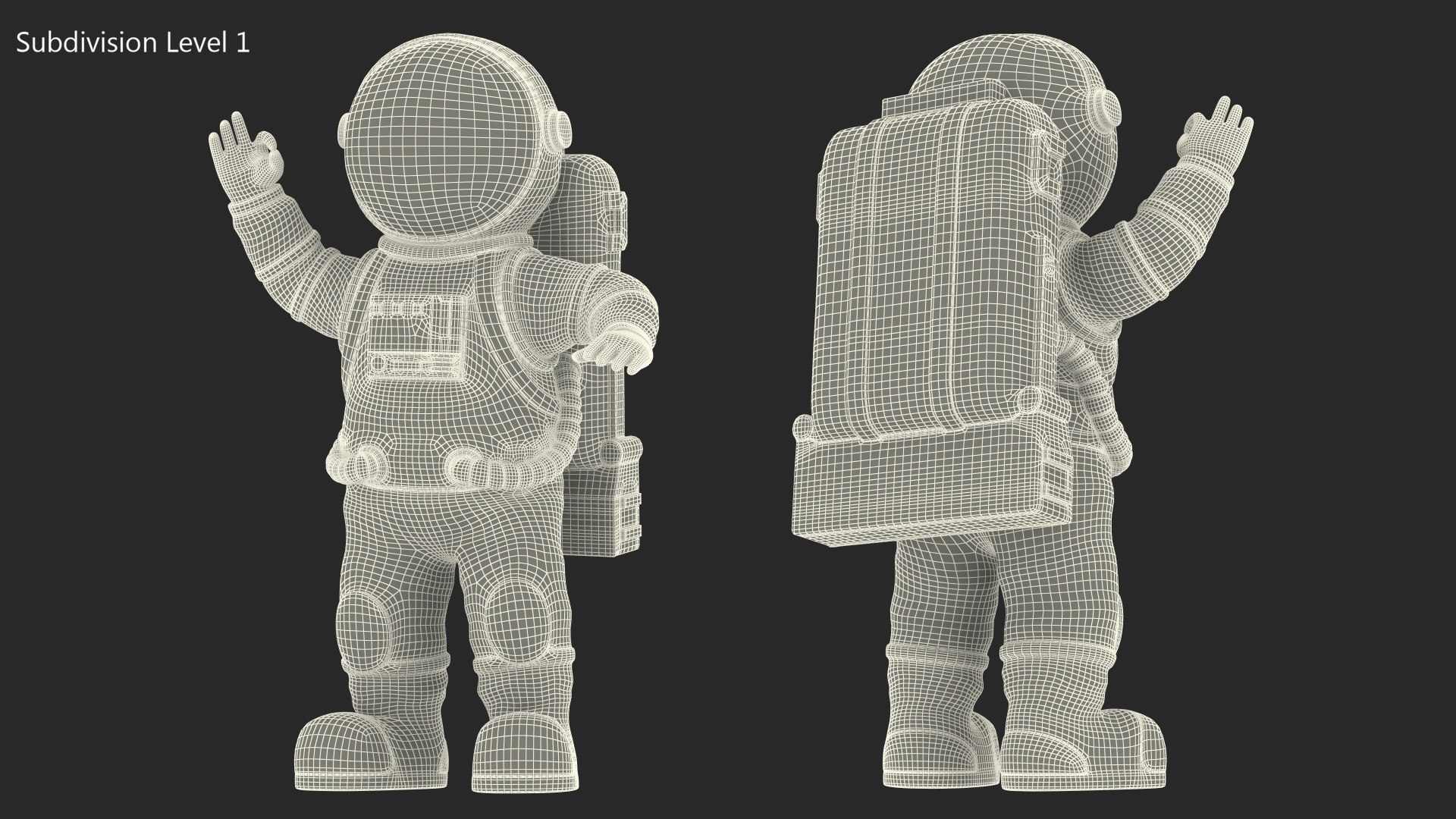 Astronaut Toy Character White OK Pose model https://p.turbosquid.com/ts-thumb/Ar/FvE5IB/rN/astronauttoycharacterwhiteokposec4dmodel015/jpg/1654311778/1920x1080/fit_q87/03493d89ce85711d5b317b238e5ace3d4833daa7/astronauttoycharacterwhiteokposec4dmodel015.jpg