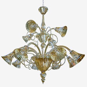 3D model chandeliers lights sylcom venier