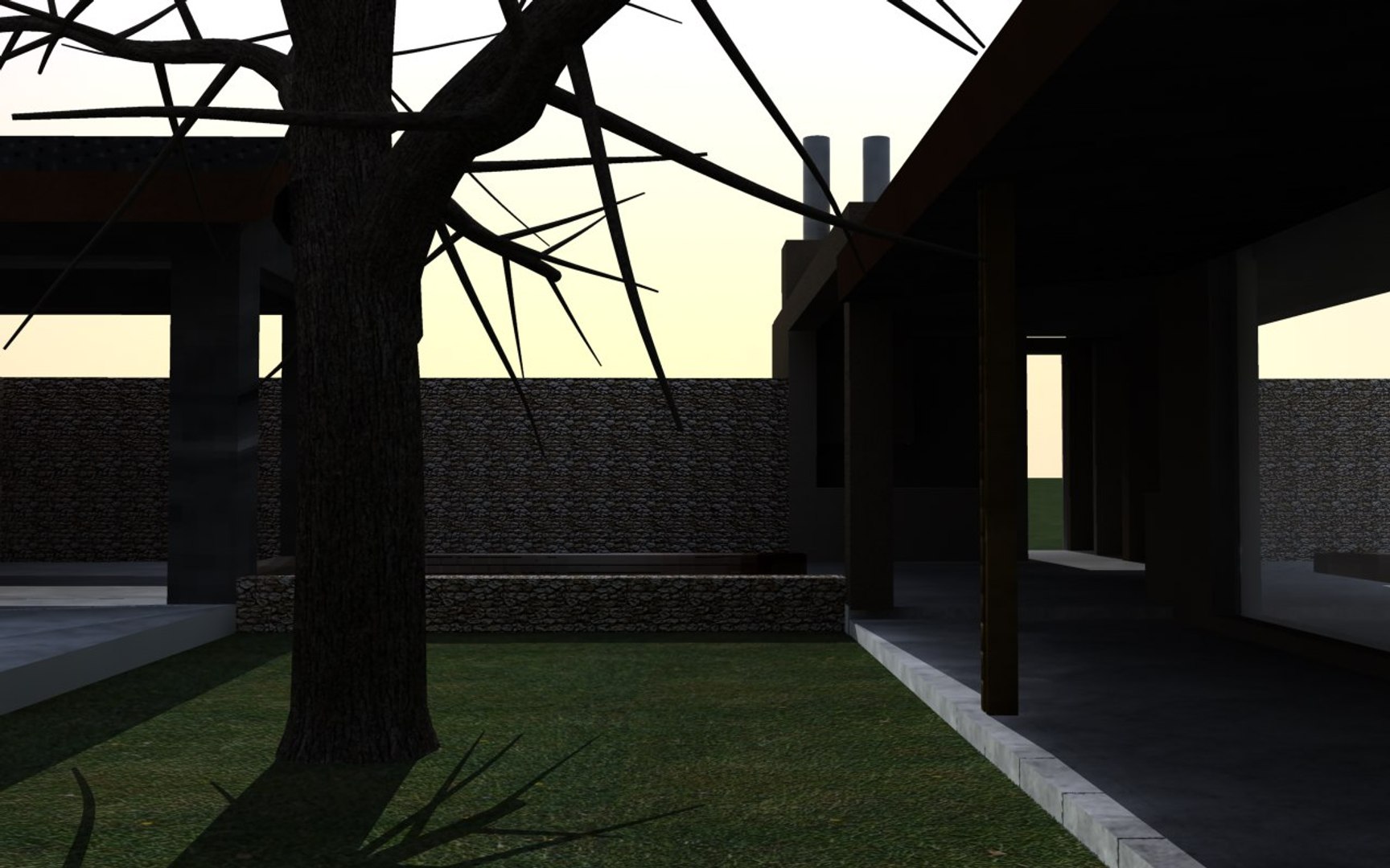 Contemporary House C4d