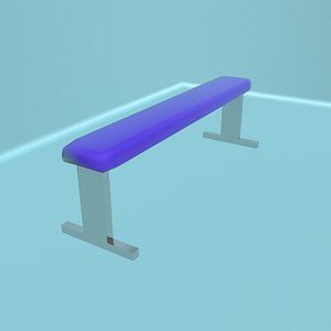 3D model bench
