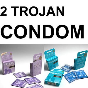 trojan condom 2 box