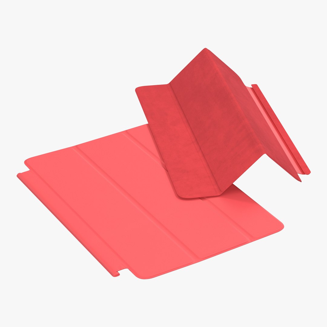Apple Smart Cover Mini Pink 3D Model 3D model preview