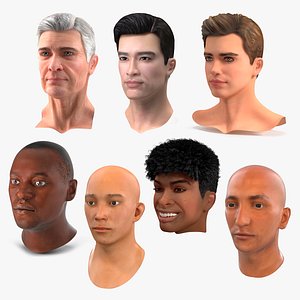 Male Heads Collection 4
