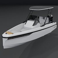 SAXDOR 205 Luxury Motor Yacht 3D PBR