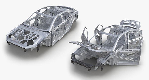 3D car frames rigged s model - TurboSquid 1214502