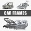 3D car frames rigged s model