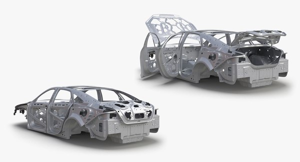 3D car frames rigged s model - TurboSquid 1214502