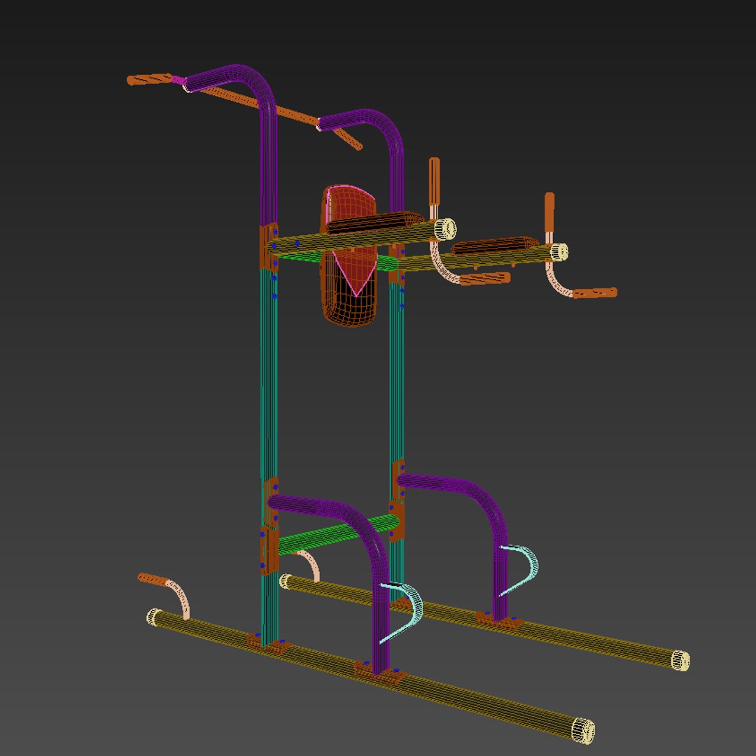 Weider Power Tower 3D Model TurboSquid 1348835