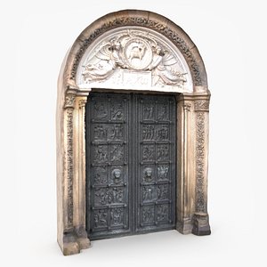 3D model historic entrance