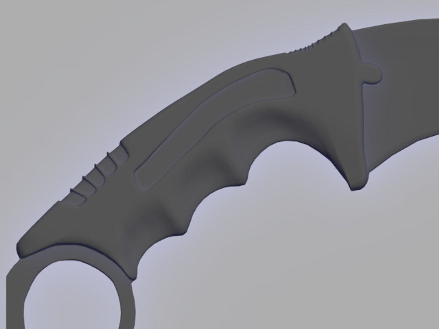 Knife Karambit 3D Model - TurboSquid 1353704