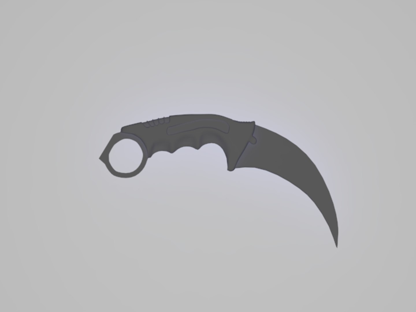 Karambit Knife 3D model