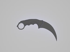 knife karambit 3D model