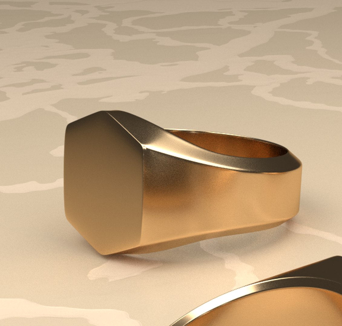 Gold Ring Model - TurboSquid 1409321