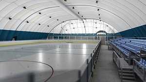 Airdome hockey playground