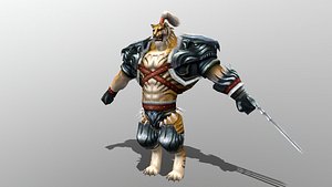 3D War Tiger model