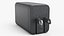 3D model 65W GaN USB-C Wall Charger with Dual Output Black