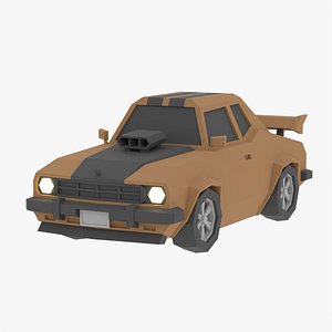 Low poly Car 07 3D model