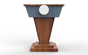 podium 3D model 3D model