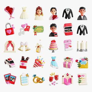 3D model Wedding 3D Collection