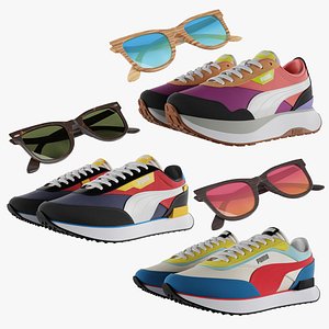 Puma Sneakers And Sun Glasses