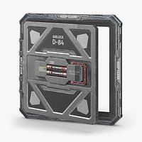 Airlock Compartment Hatch D-84 Grey