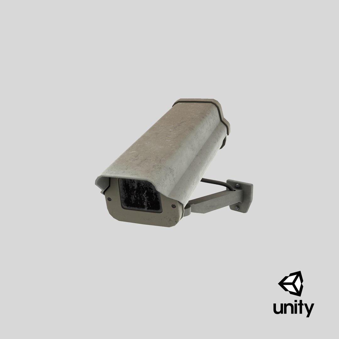 Outdoor CCTV Security Camera 3D https://p.turbosquid.com/ts-thumb/Ar/xUa5wF/M2/stemcell_unity_render/png/1686266428/1920x1080/fit_q87/c85dd41609f04cbe38c43945a7ec46c83520886c/stemcell_unity_render.jpg