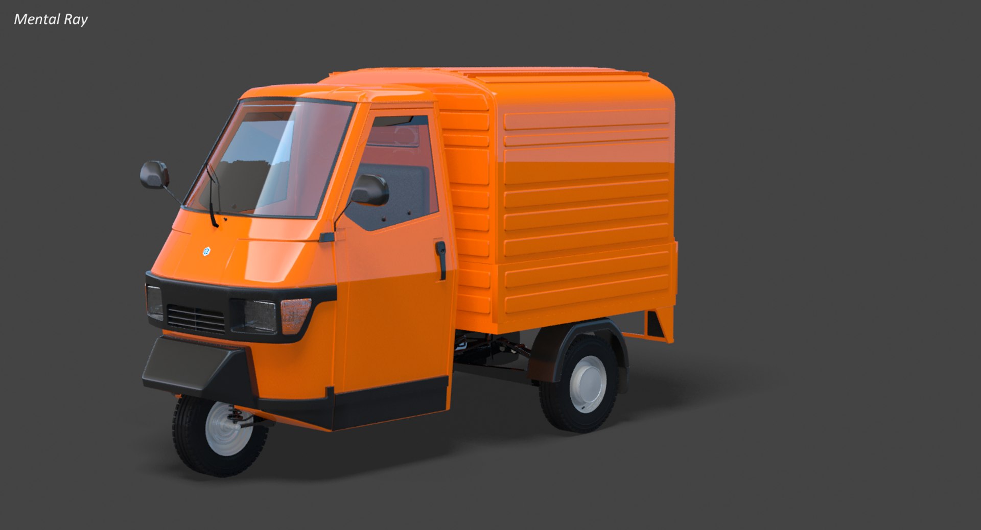1996 Piaggio Ape 50, A scooter based delivery truck with a …