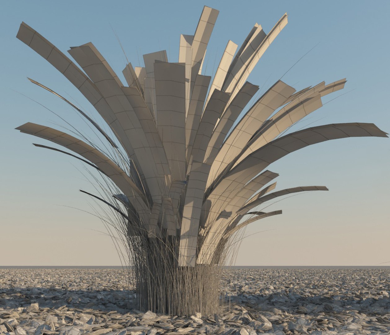 3D Model Mexican Feather Grass - TurboSquid 1264834