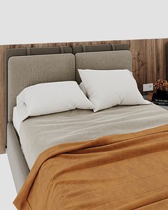 3D single Bed 30 model