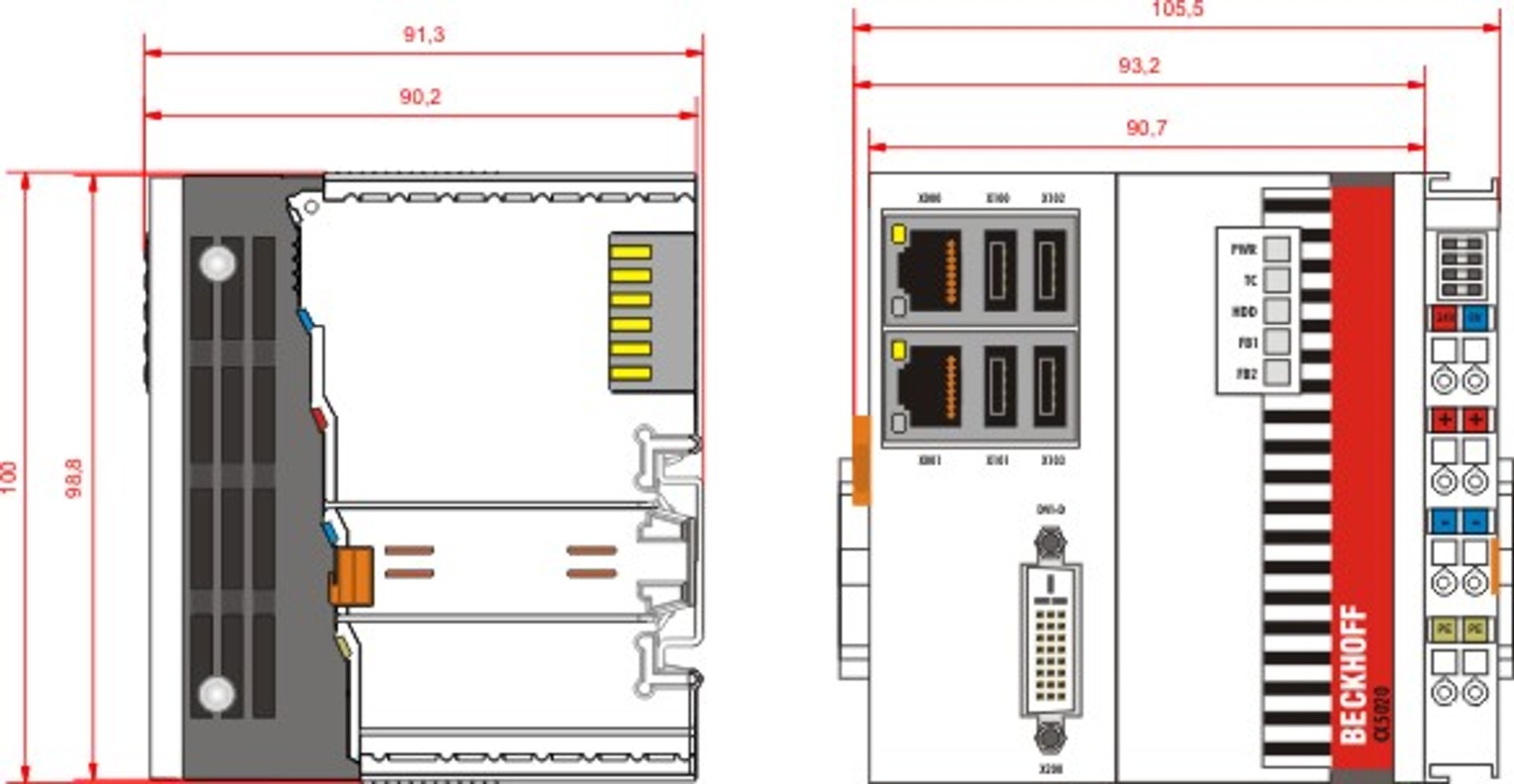Free Cx5010 Cx5020 Embedded Pc 3d Model