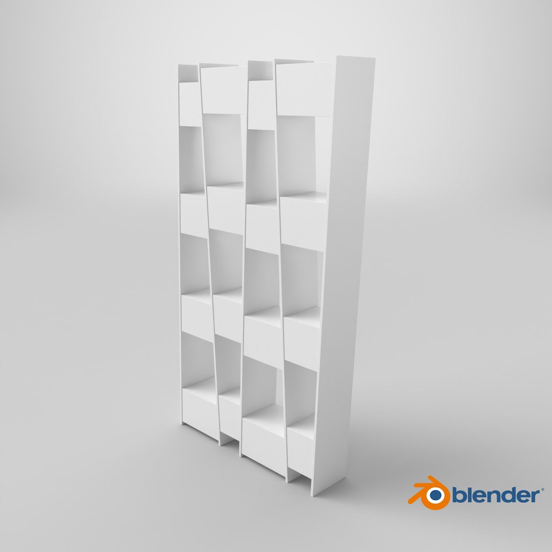 3D Stylish Rack Shelf - TurboSquid 2417449