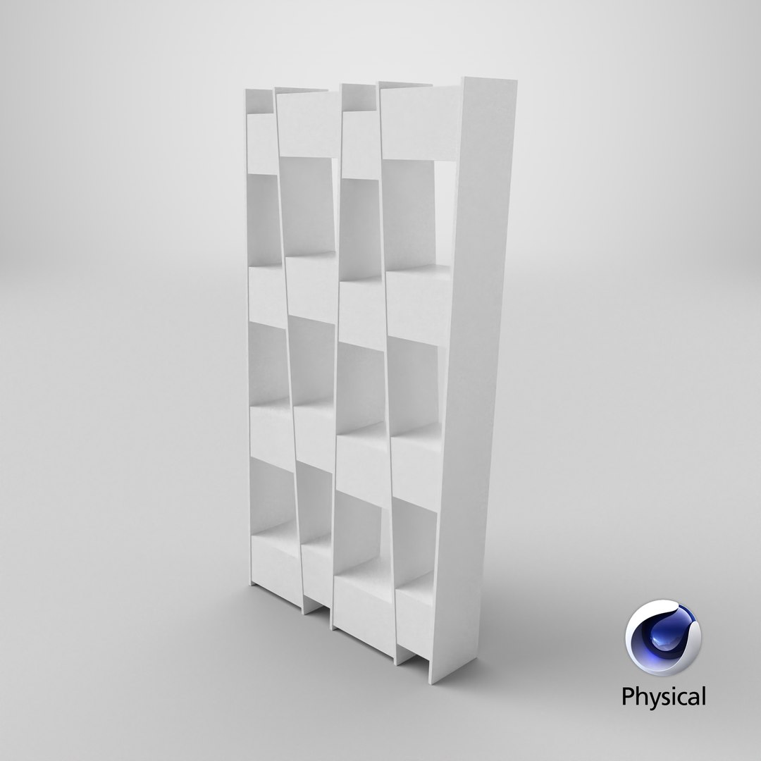3D Stylish Rack Shelf - TurboSquid 2417449