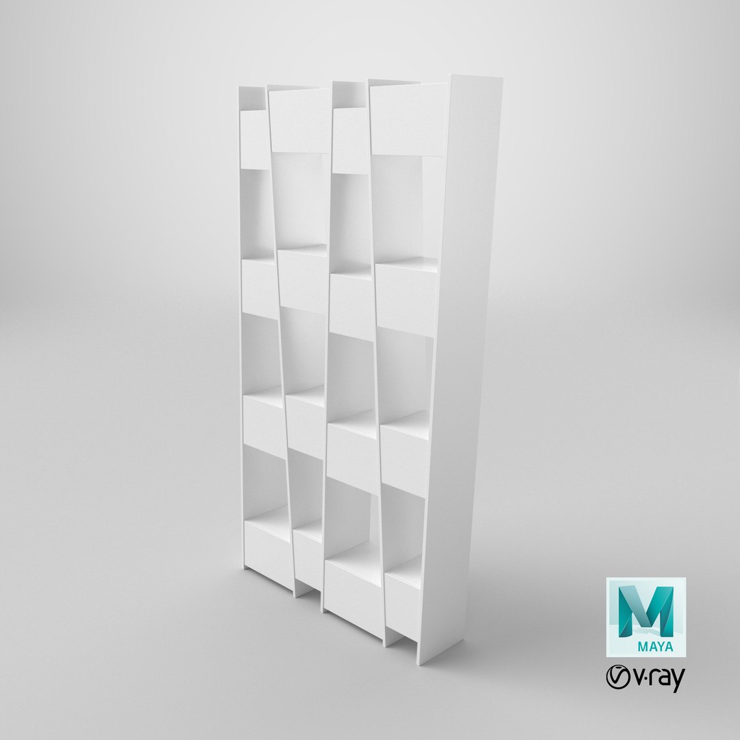 3D Stylish Rack Shelf - TurboSquid 2417449