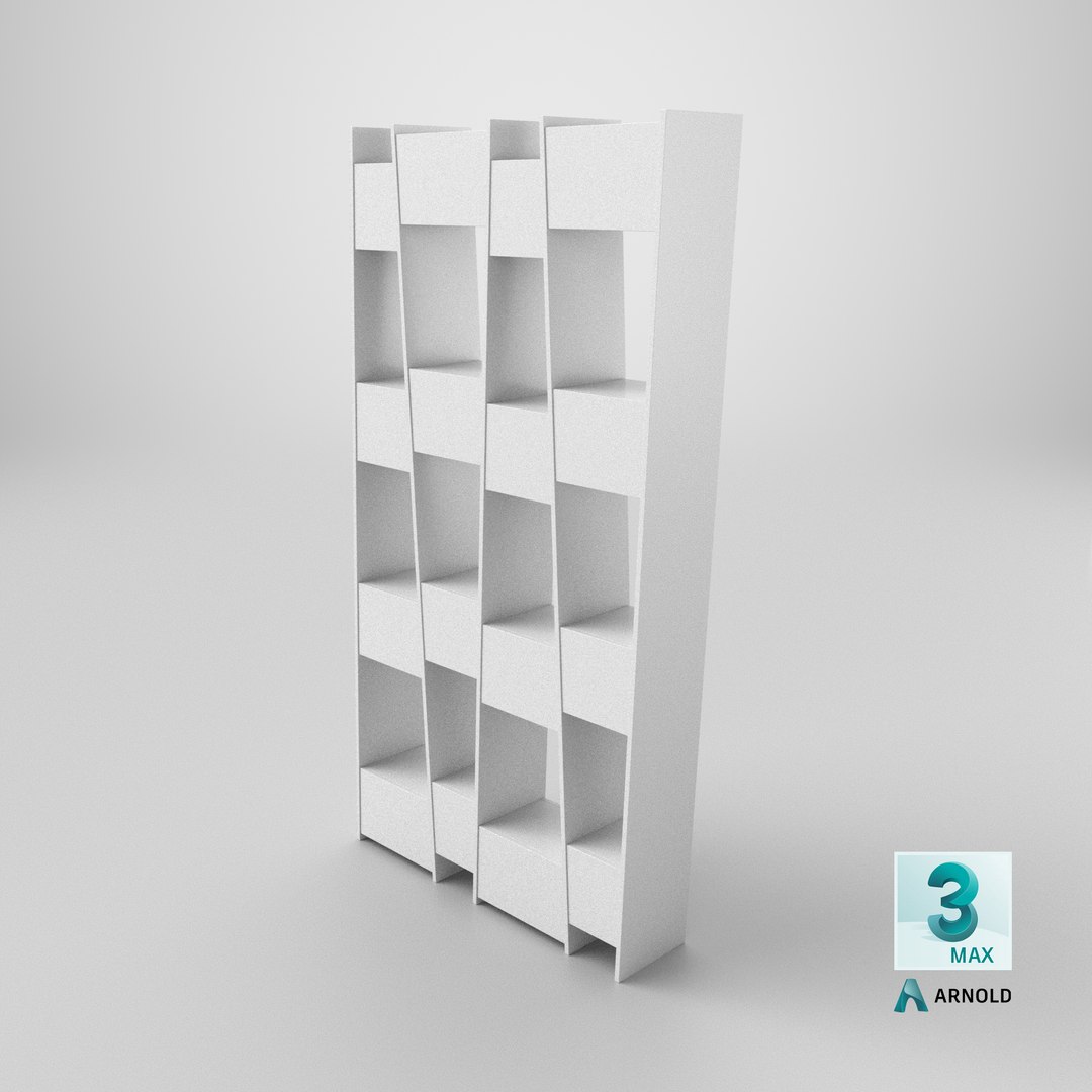 3D Stylish Rack Shelf - TurboSquid 2417449