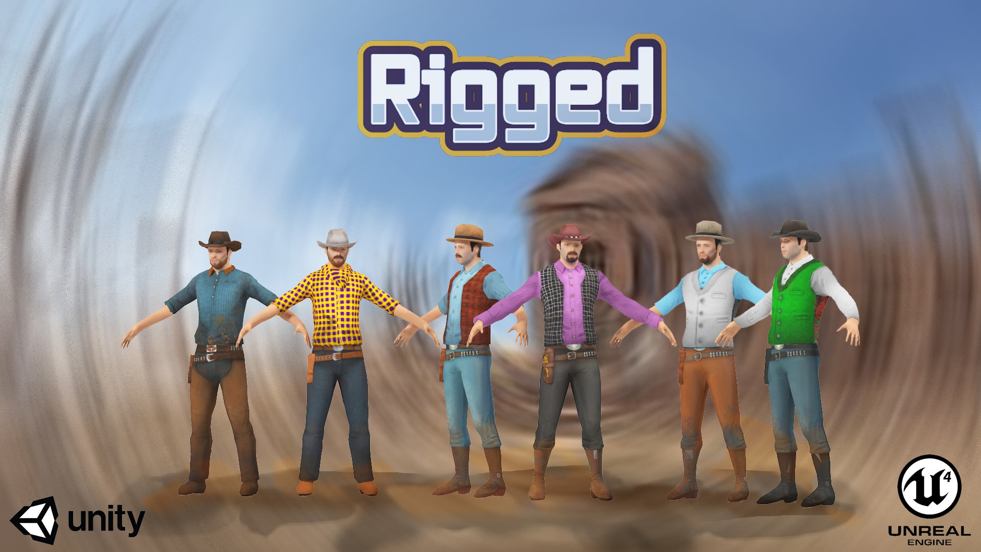 Cowboy Low Poly GameREADY 3D model https://p.turbosquid.com/ts-thumb/As/6cwUCd/bF/cowboys0114_rigged/jpg/1691107359/1920x1080/fit_q87/fb6faab6a69105347ebb7f6701fe58dbf0426e27/cowboys0114_rigged.jpg