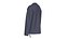 Sudadera con bolsillo y cremallera raglán para hombre con parche