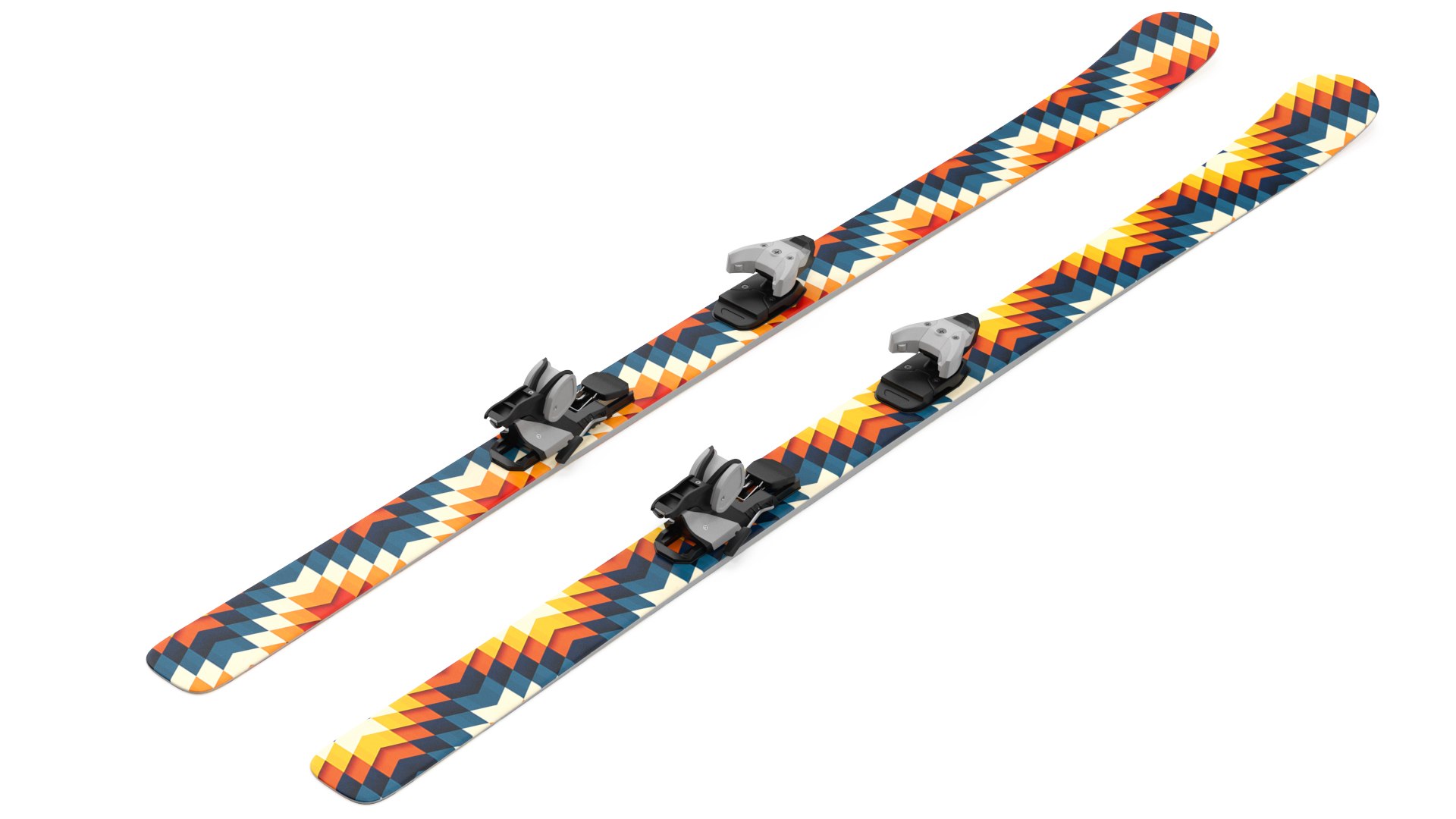 Snow Skis 6 3D model TurboSquid 2061186