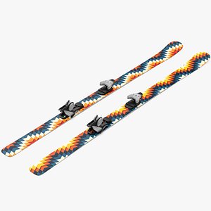 Snow Skis 6 3D model