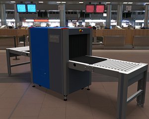 x-ray luggage 3d model