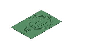 Hot Air Balloon Mold for Casting and 3D Printing