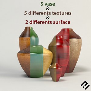 3d vase decorative