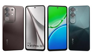 vivo Y31 Pro Mocha Brown And  Y31 Diamond Green 3D