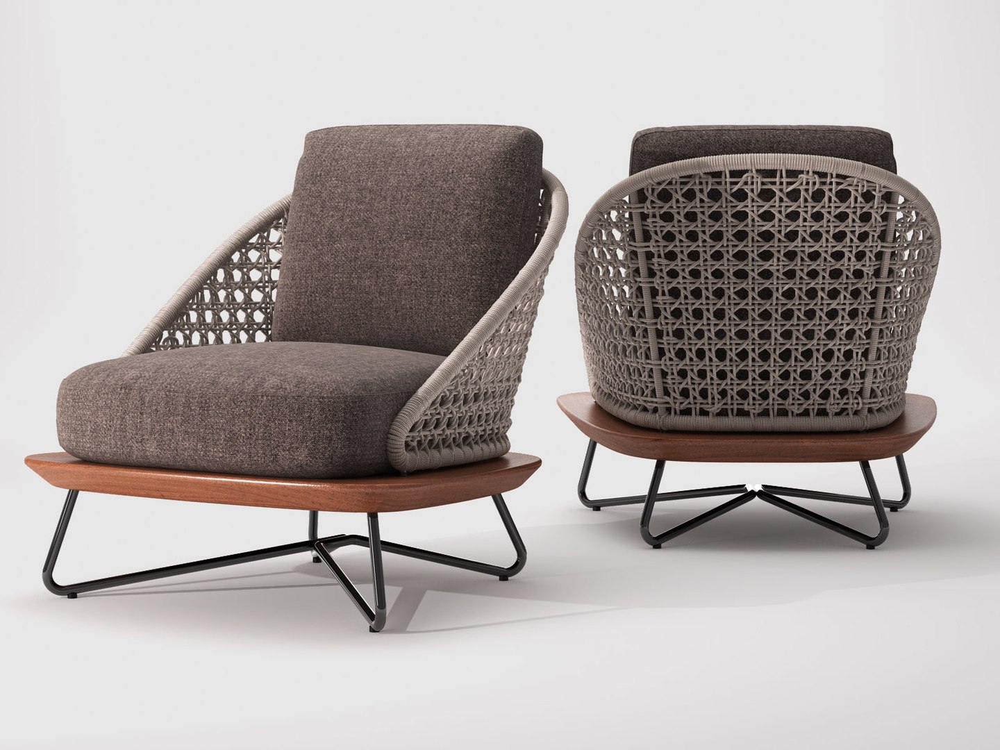 3D Rivera Armchair Model TurboSquid 1162363