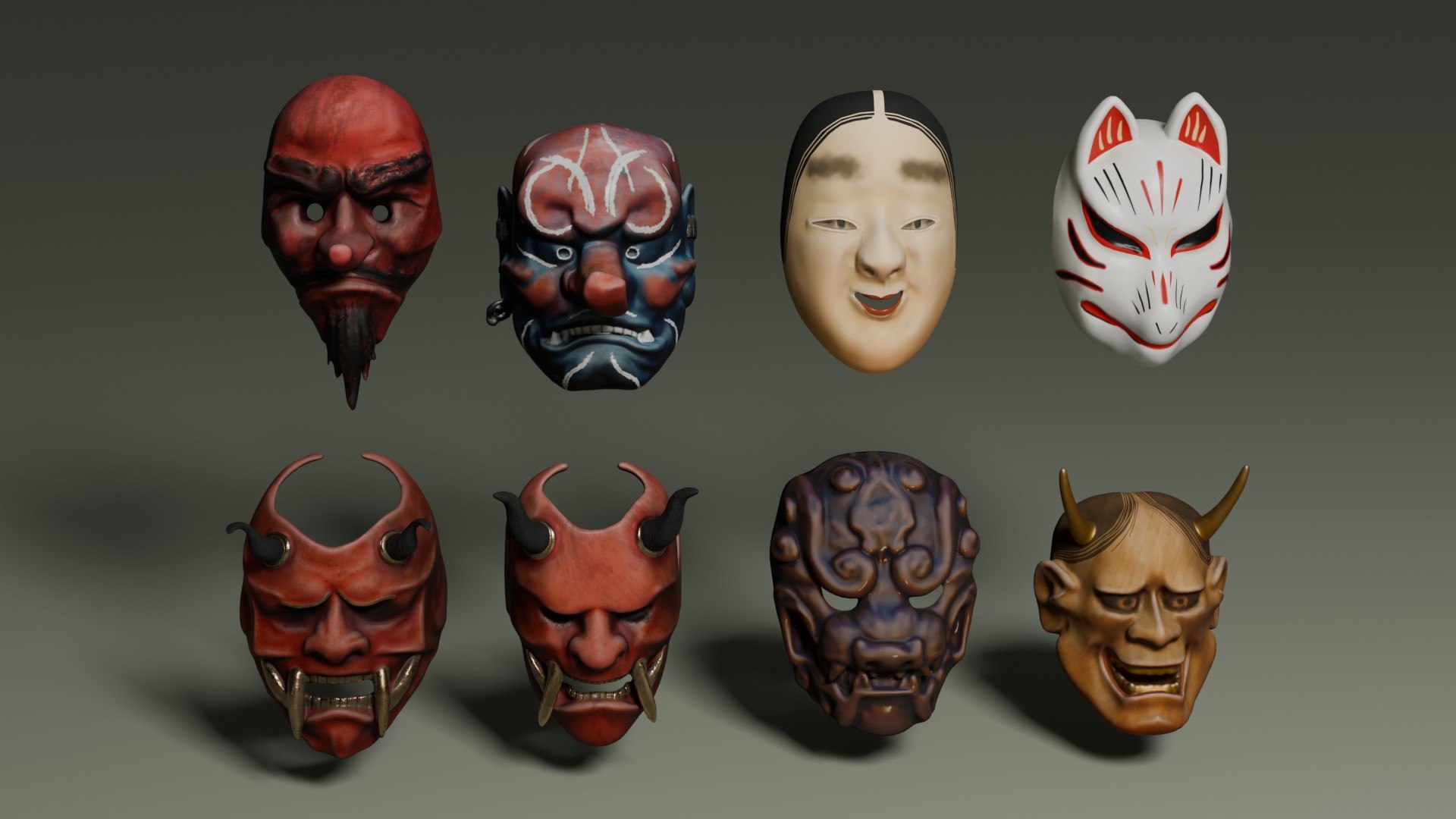Japanese Masks 3D model https://p.turbosquid.com/ts-thumb/As/TJoc9C/rG/japanesemasks_06/jpg/1792341674/1920x1080/fit_q87/eca4c00b1f2055f05544acc53969e265b67116da/japanesemasks_06.jpg