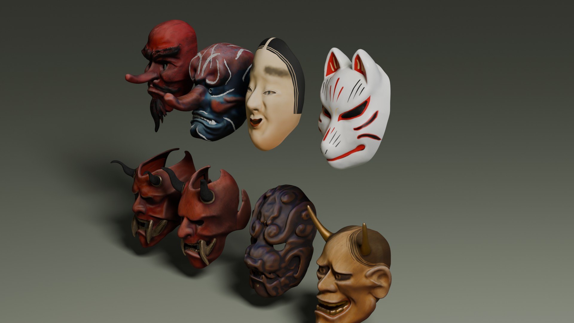 Japanese Masks 3D model https://p.turbosquid.com/ts-thumb/As/TJoc9C/t5/japanesemasks_56/jpg/1792341679/1920x1080/fit_q87/0d10e48d43dbe320b6eab1100d9b2521bb732515/japanesemasks_56.jpg