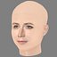 Shauna Robertson Head - No Hair - Low poly head for game
