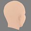 Shauna Robertson Head - No Hair - Low poly head for game