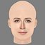 Shauna Robertson Head - No Hair - Low poly head for game