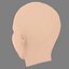 Shauna Robertson Head - No Hair - Low poly head for game