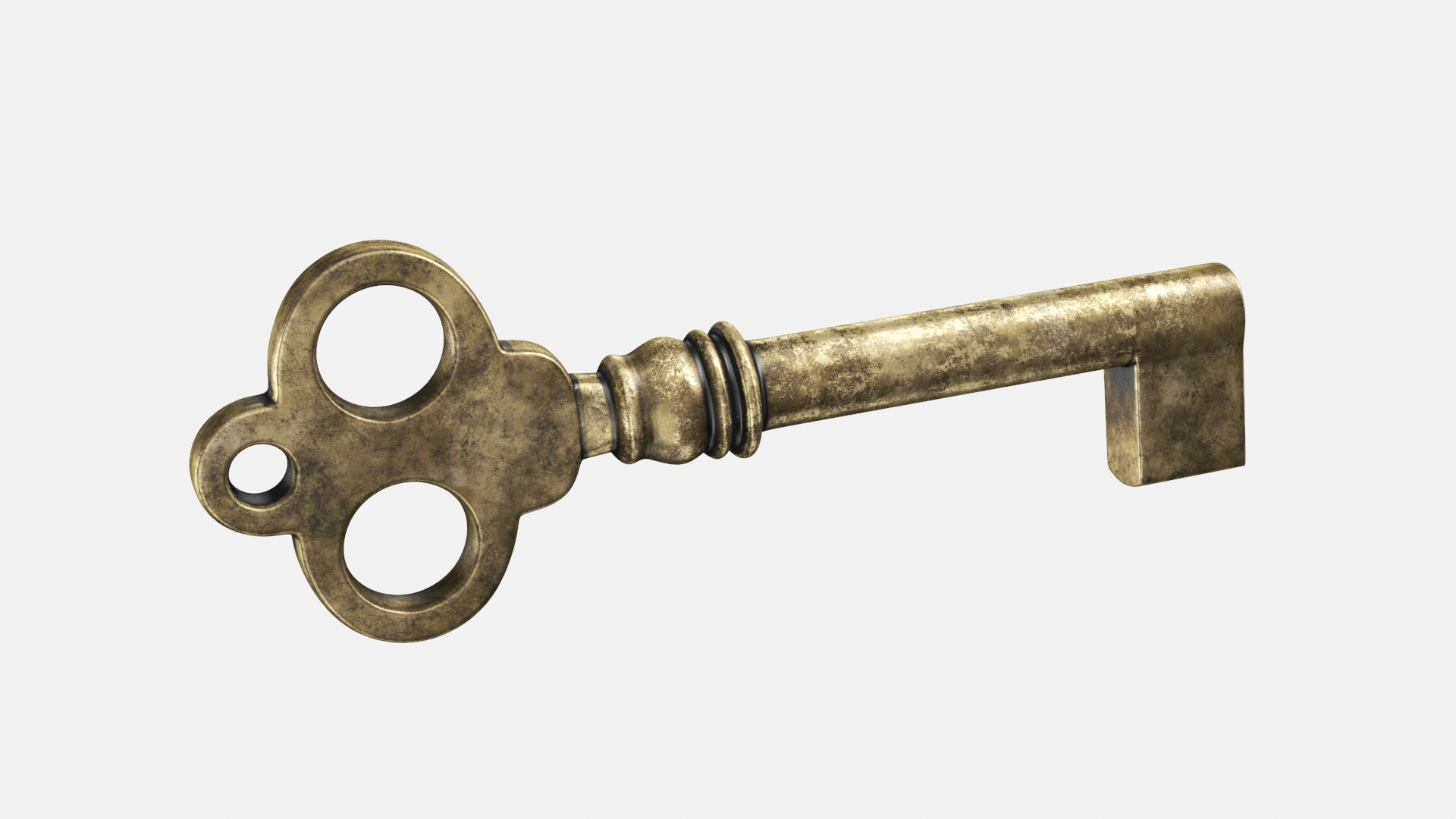 Real Old Rusted Key 3D Model - TurboSquid 1480571